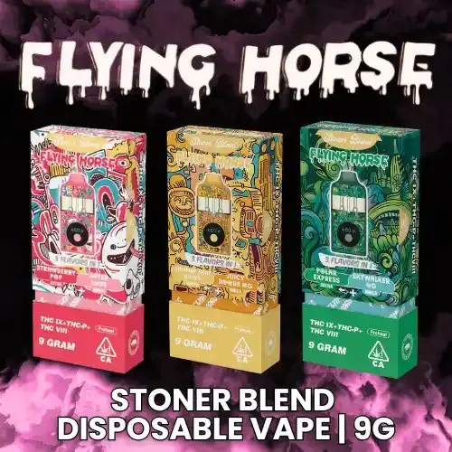 Flying Horse Stoner Blend 3-in-1 Disposable Vape 9g (1 unit) - Image 5
