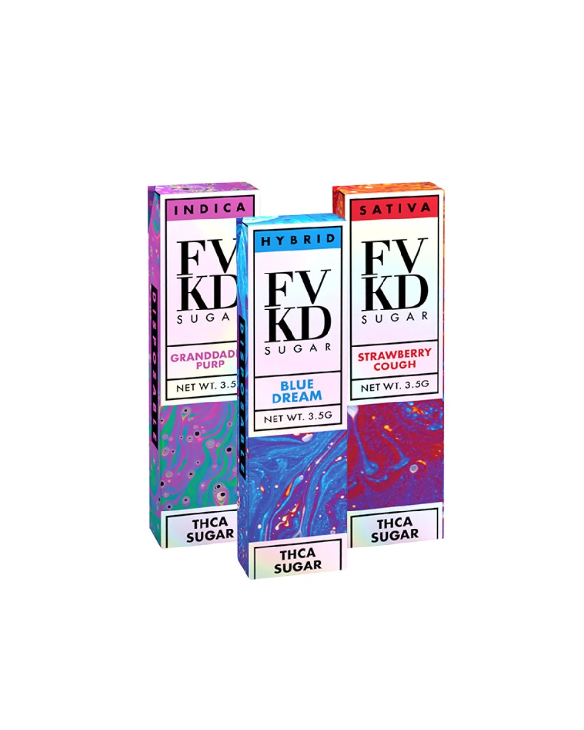 FVKD THCa Sugar Disposable Vape Pen (1 unit) - Image 4