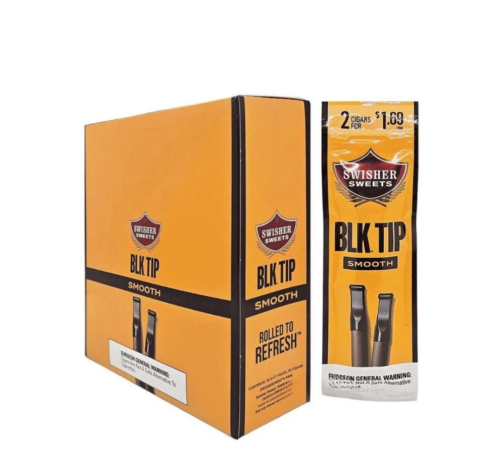 Swisher BLK Smooth $1.69 Pre-price 15ct (1 box)
